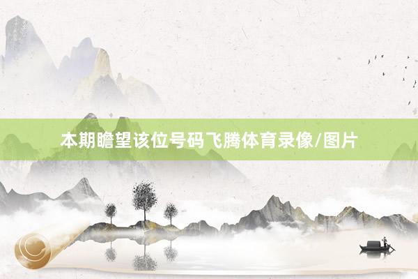 本期瞻望该位号码飞腾体育录像/图片