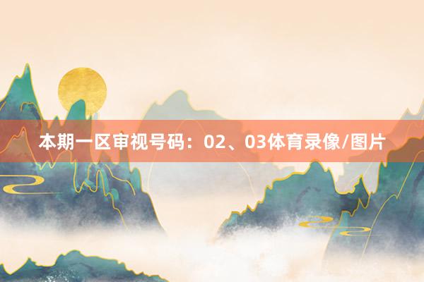 本期一区审视号码：02、03体育录像/图片