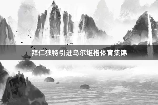 拜仁独特引进乌尔维格体育集锦