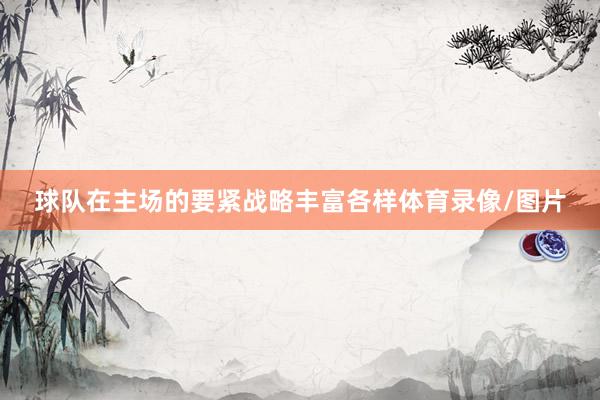 球队在主场的要紧战略丰富各样体育录像/图片