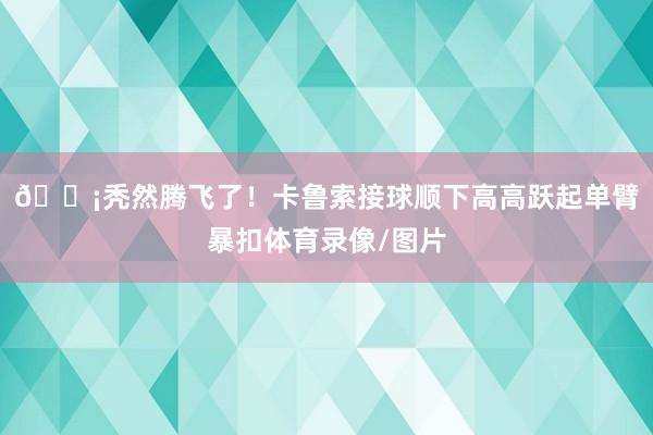 💡秃然腾飞了！卡鲁索接球顺下高高跃起单臂暴扣体育录像/图片