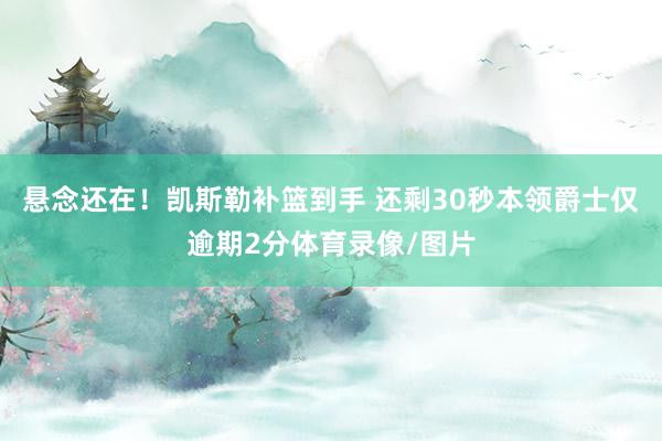 悬念还在！凯斯勒补篮到手 还剩30秒本领爵士仅逾期2分体育录像/图片