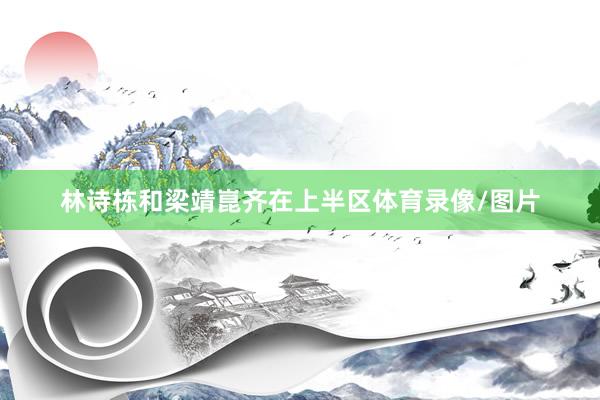 林诗栋和梁靖崑齐在上半区体育录像/图片