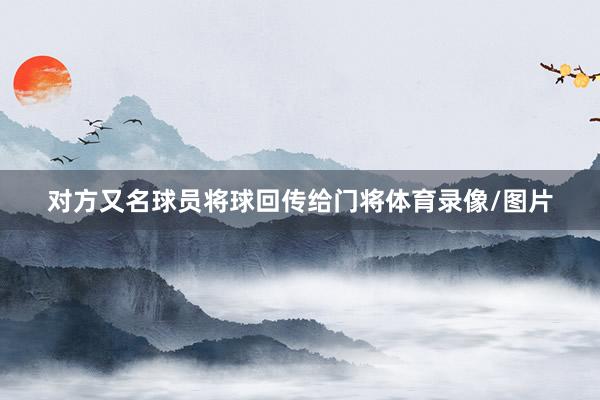 对方又名球员将球回传给门将体育录像/图片