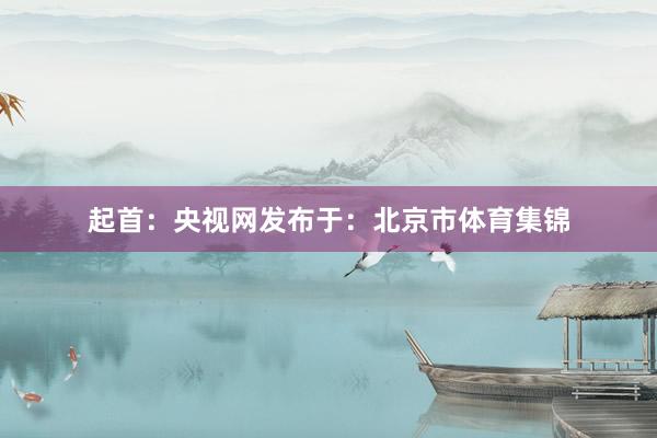 起首：央视网发布于：北京市体育集锦