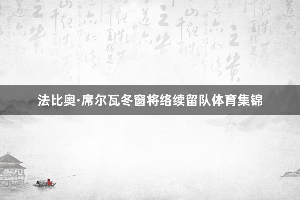 法比奥·席尔瓦冬窗将络续留队体育集锦