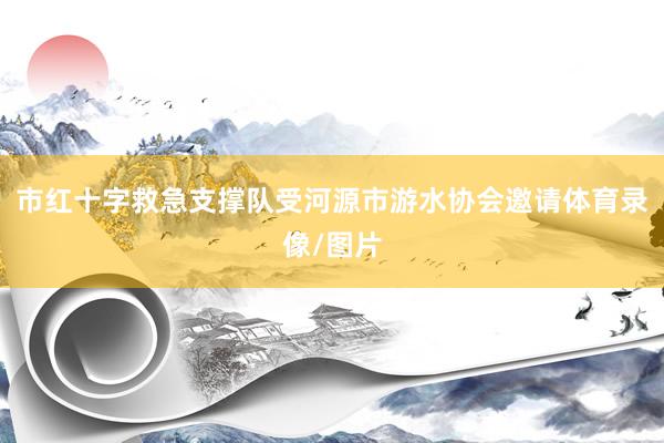 市红十字救急支撑队受河源市游水协会邀请体育录像/图片