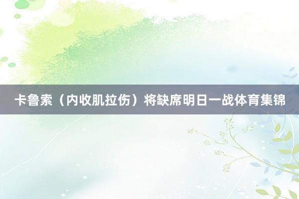 卡鲁索(内收肌拉伤)将缺席明日一战体育集锦
