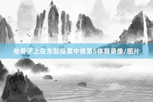 他骨子上在东部投票中排第5体育录像/图片