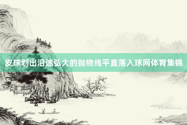 皮球划出沿途弘大的抛物线平直落入球网体育集锦