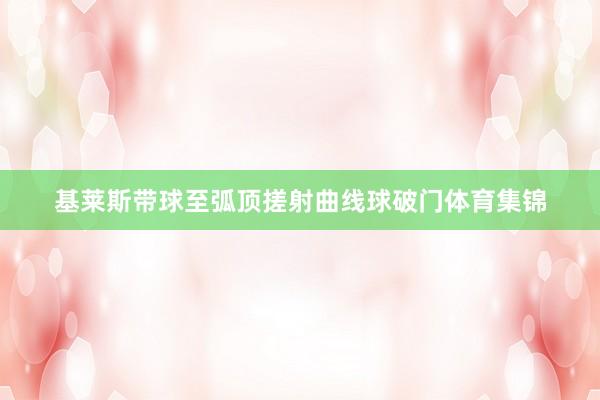 基莱斯带球至弧顶搓射曲线球破门体育集锦