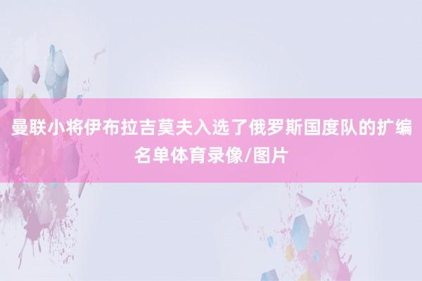 曼联小将伊布拉吉莫夫入选了俄罗斯国度队的扩编名单体育录像/图片
